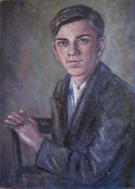 Portrait Kurt Neun, Öl